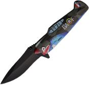 EE10A85GY - Couteau ELITEDGE Fighter Plane Linerlock A/O