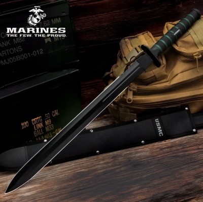 UC3504 - Epée UNITED CUTLERY USMC Blackout Combat Double-Edged Sword