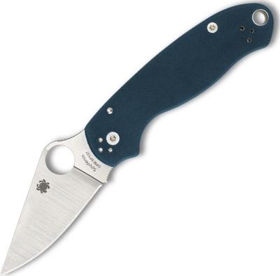 C223GPCBL - Couteau SPYDERCO Para 3 SPY27 G10 Bleu