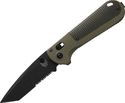 BEN431SBK-1 - Couteau BENCHMADE Redoubt Ranger Green & Forest Grivory 