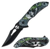 DSA2006GN - Couteau DARK SIDE BLADES A/O Screaming Skull 