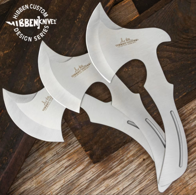 GH5117 - Set de 3 Haches HIBBEN Three-Piece Master Throwing Axe Set