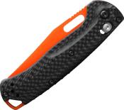 BEN15533OR-01 - Couteau BENCHMADE Mini Taggedout Fibre de Carbone