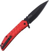 TF1050RD - Couteau TAC FORCE Linerlock A/O Red