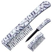 COMBK3 - Peigne Couteau Comb Knife Dollars