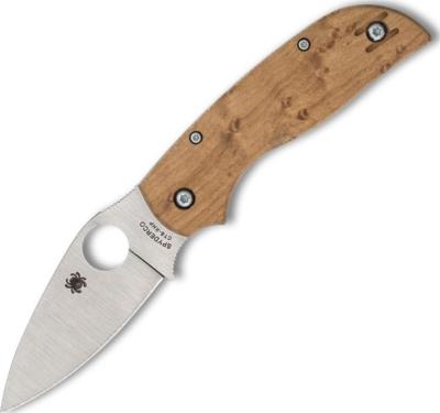 C152NLWDP - Couteau SPYDERCO Chaparral SlipIt Birdseye Maple