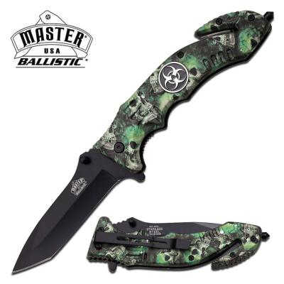 MUA031GN - Couteau MASTER USA Ballistic Vert