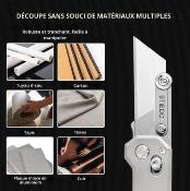 SZ01N - Couteau Cutter Utilitaire TACRAY SZ01 Black