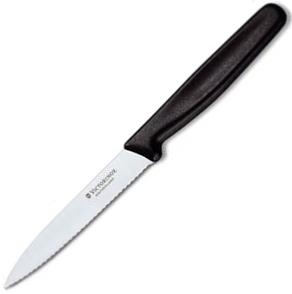 5.0733 - Couteau Office VICTORINOX 10 cm Noir Lame Dentée