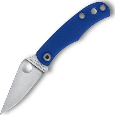 C133GBLP - Couteau SPYDERCO Bug G10 Bleu