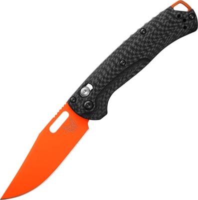 BEN15533OR-01 - Couteau BENCHMADE Mini Taggedout Fibre de Carbone
