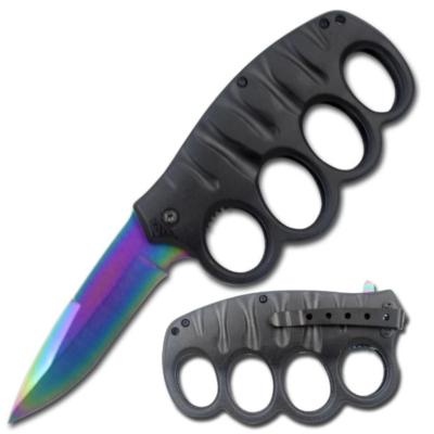 CPA2 - Couteau Poing Américain SNAKE EYE TACTICAL Rainbow 
