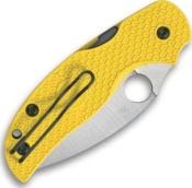 C123PYL - Couteau SPYDERCO Sage 5 Lightweight Salt Yellow