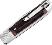 01BP0029 - Couteau Automatique BOKER PLUS Hidden Release Trapper Appaloosa Bone