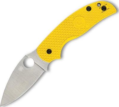 C123PYL - Couteau SPYDERCO Sage 5 Lightweight Salt Yellow