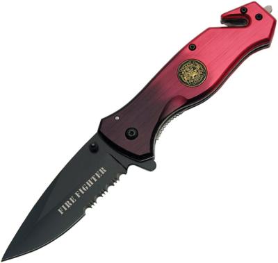 CN300202FF - Couteau RITE EDGE Rescue Linerlock A/O Fire