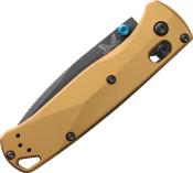 BEN535BK-07 - Couteau BENCHMADE Bugout Burnt Brass Aluminium