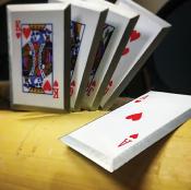 THFLUSH - Set de 5 Royal Flush Throwing Card