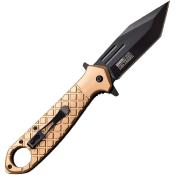 TF1042TN - Couteau TAC FORCE Tactical Linerlock A/O Tan