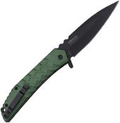 TF1050GN - Couteau TAC FORCE Linerlock A/O Green