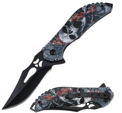 DSA2006RD - Couteau DARK SIDE BLADES A/O Screaming Skull