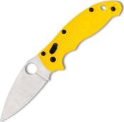 C101PYL2 - Couteau SPYDERCO Manix 2 Lightweight Salt CPM Magnacut Yellow