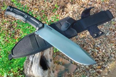 0108SATBLK - Couteau Bushcraft et Survie EXTREMA RATIO Numen Satin