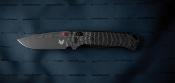 BEN593BK-01 - Couteau BENCHMADE P.S.K. Carbon Fiber & Black G10