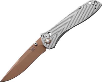 BEN710FE-24 - Couteau BENCHMADE Seven Ten Gray Aluminium 25ième Anniversaire