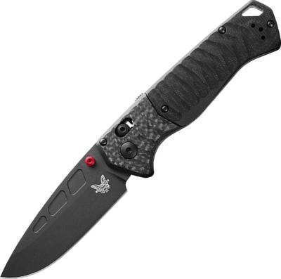 BEN593BK-01 - Couteau BENCHMADE P.S.K. Carbon Fiber & Black G10