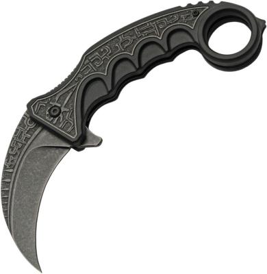 GOT2 - Couteau Karambit Gothic Linerlock Black 