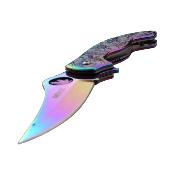 MTA1172RB - Couteau MTECH Spring Assisted Knife Rainbow