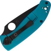 C122TIBLBKP - Couteau SPYDERCO Tenacious Titanium Bleu Lame Noire