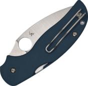 C123GPCBL - Couteau SPYDERCO Sage 5 G10 CPM SPY27 Bleu