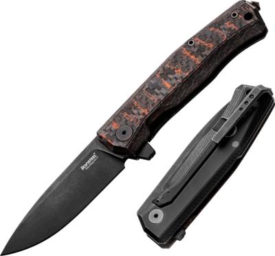 MT01MCSS - Couteau LIONSTEEL Myto MagnaCut Snake Skin Fat Carbon 