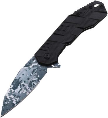 TF1049BK - Couteau TAC FORCE Linerlock Digi Camo A/O Black 