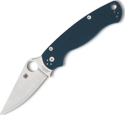 C81GPCBL2 - Couteau SPYDERCO Para Military 2 G10 Bleu