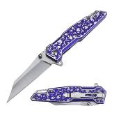 FFA2001PL - Couteau FEMME FATALE A/O Skull Purple