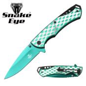 LOV3GN - Couteau SNAKE EYE TACTICAL Love Green