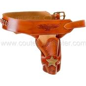 CE721 - Ceinturon simple holster avec cartouchire DENIX