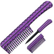 COMBK5 - Peigne Couteau Comb Knife Purple Heart