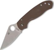 C223PBN15V - Couteau SPYDERCO Para 3 Brown Sprint Run 2024