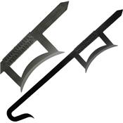 616B - Chinese Hook Swords Black