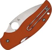 C123GBORP - Couteau SPYDERCO Sage 5 G10 CPM REX 121 Orange