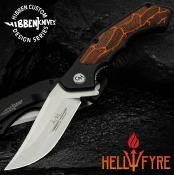 GH5132 - Couteau GIL HIBBEN Whirlwind Hellfyre Linerlock