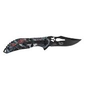 DSA2006RD - Couteau DARK SIDE BLADES A/O Screaming Skull