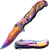 MCA013RB - Couteau MASTERS COLLECTION Sea World Spring Assisted Knife 