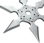 LD6EALG - Lot de 6 étoiles à lancer Shuriken Ninja