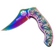 MTA1172RB - Couteau MTECH Spring Assisted Knife Rainbow