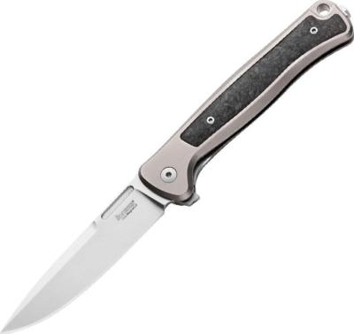 SK01GY - Couteau LIONSTEEL Skinny Titanium Gris